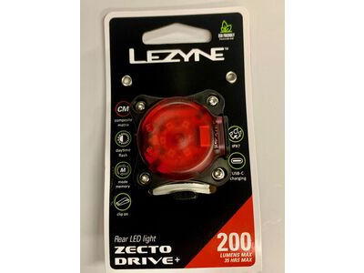 LEZYNE Zecto Drive 200+ LED Rear Light