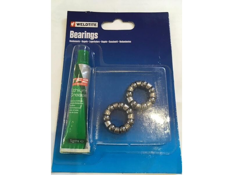 WELDTITE 1/4" Rear Hub Bearing & Grease click to zoom image