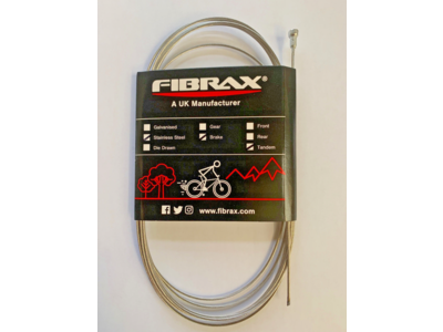 FIBRAX Tandem Stainless Steel Brake wire 304cm Pear End  click to zoom image