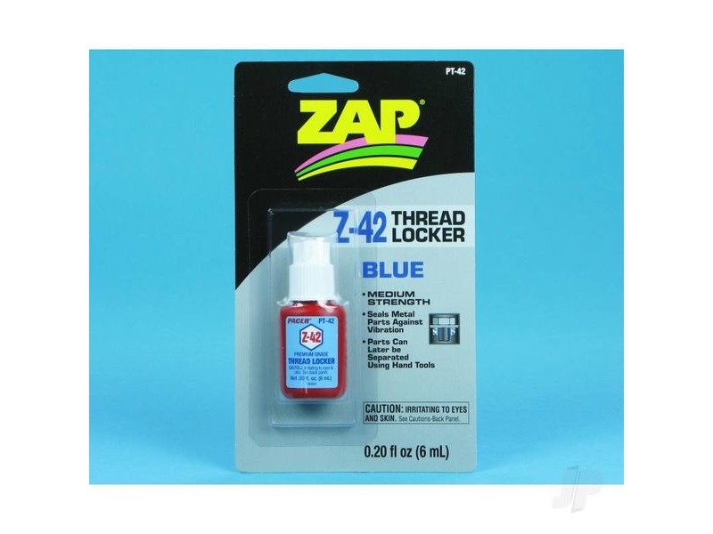 ZAP PT42 Z-42 Blue Thread Locker click to zoom image