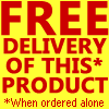 Delivery of this product is Free!! (when ordered on its own)