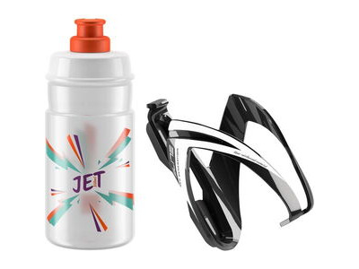 ELITE Ceo youth bottle kit includes cage and 66 mm, 350 ml bottle Youth Bottle kit includes cage & 350 ml bottle Orange  click to zoom image