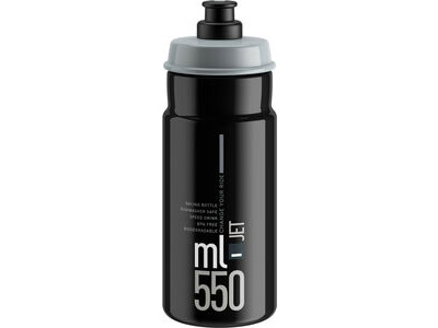 ELITE Jet Biodegradable Bottle 550ml  Black  click to zoom image
