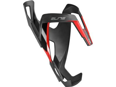 ELITE Vico carbon bottle cage standard Matt Black / Red  click to zoom image