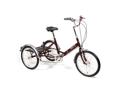 PASHLEY Tri -1 ( Folding Version) 15in Burgundy Folding click to zoom image