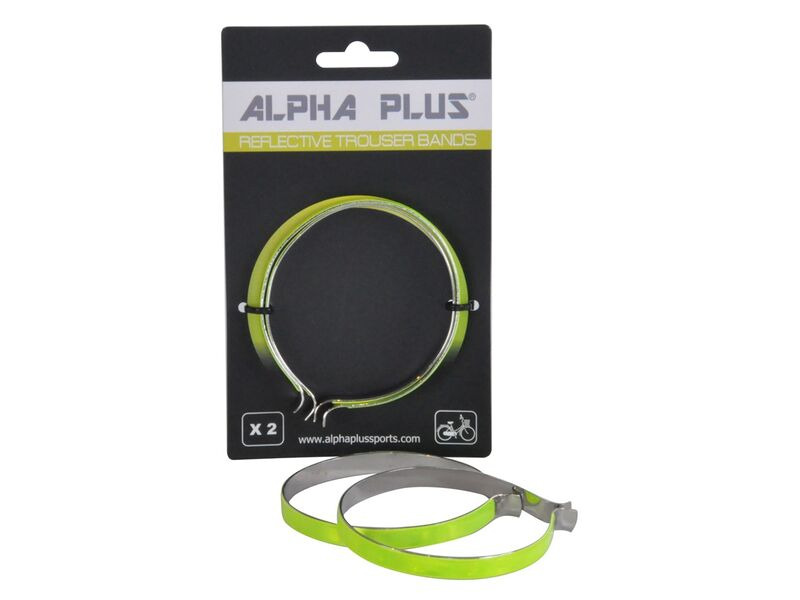 ADIE A Pair of Cycling Trouser Bands ( Black or Reflective Option). click to zoom image