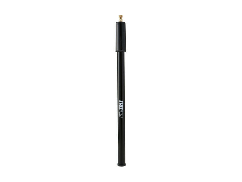 TRUFLO Classic Black Bicycle Pump Presta & Schrader connector click to zoom image