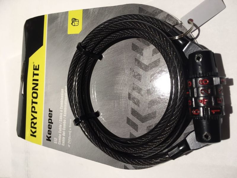 KRYPTONITE Keeper 512 Combo Cable (5 mm x 120 cm) click to zoom image