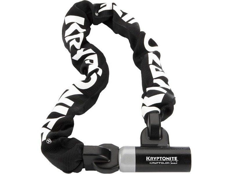 KRYPTONITE Kryptolok 995 Integrated Chain - 9.5 mm X 95 cm Sold Secure Silver click to zoom image