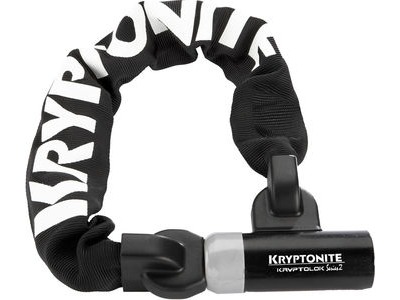 KRYPTONITE Kryptolok 955 Integrated Chain - Sold Secure Silver