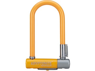 KRYPTONITE Kryptolok Standard U-Lock With With Flexframe Bracket Sold Secure Gold