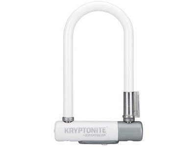 KRYPTONITE Kryptolok Standard U-Lock With With Flexframe Bracket Sold Secure Gold  White  click to zoom image