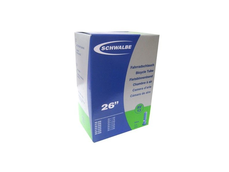 SCHWALBE 26x1.50-2.40 schraeder inner tube AV13 click to zoom image