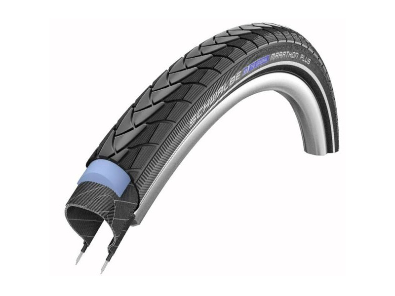 SCHWALBE Marathon Plus Reflex Rigid Touring Tyre Black 26 x 1-5/8 (42-590). click to zoom image