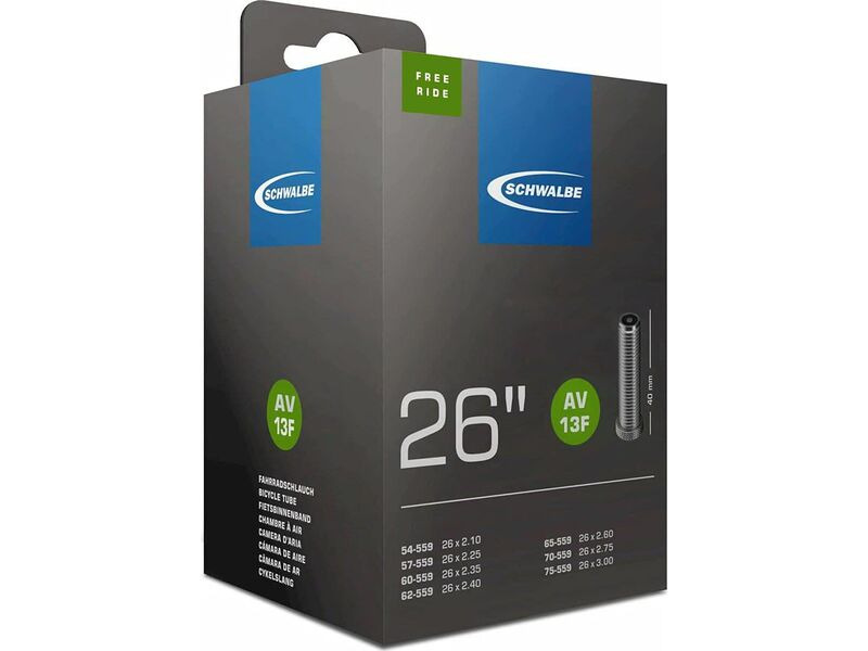 SCHWALBE 26 x 2.10-3.00 Freeride AV13F inner tube click to zoom image