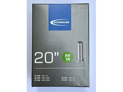SCHWALBE Inner Tube 500A-20x1-3/8 (AV7A)