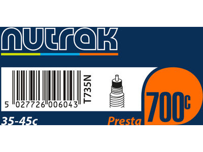 NUTRAK 700 x 35 - 45C Inner Tube