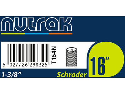 NUTRAK 16 x 1 3/8 inch Schrader inner tube