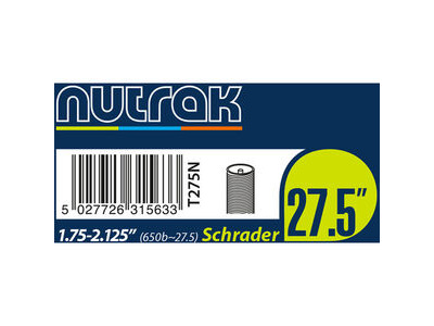 NUTRAK 27.5" or 650B x 1.75 - 2.125 inner tube  click to zoom image