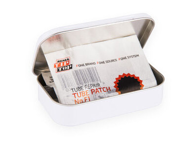 REMA TIP TOP Bicycle repair kit TT 02, touring, in Retro metal box click to zoom image