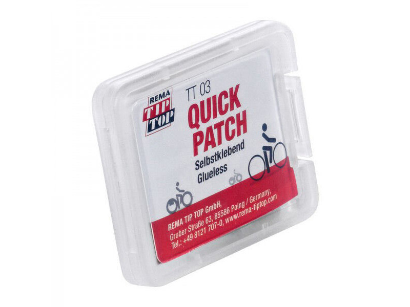 REMA TIP TOP Quick Glueless Patch Kit TT03 click to zoom image