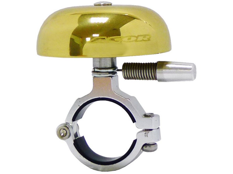 ACOR Retro Brass Bicycle Bell with Alloy Clamp click to zoom image