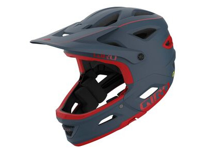 GIRO Switchblade MIPS 55-59CM MATTE PORTARO GREY/RED  click to zoom image