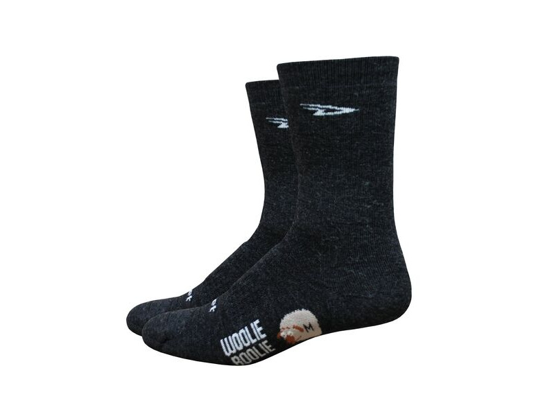 DEFEET Woolie Boolie (4"or 6" Cuff Option) Charcoal click to zoom image
