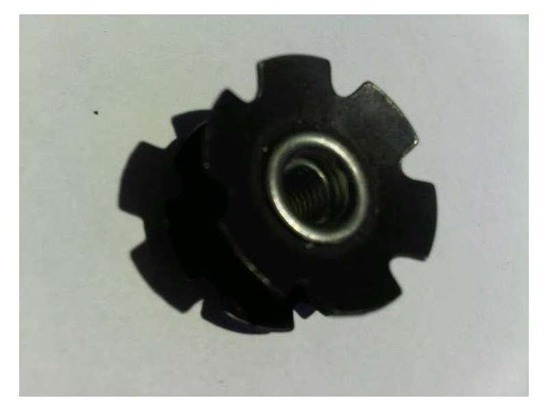 M PART 1 inch star nut 22.2 mm click to zoom image
