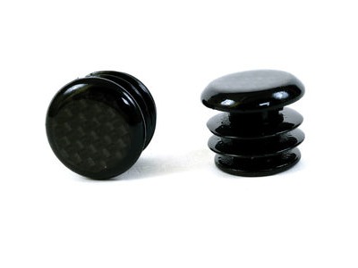 M PART Carbon fibre bar end plugs for Road bikes