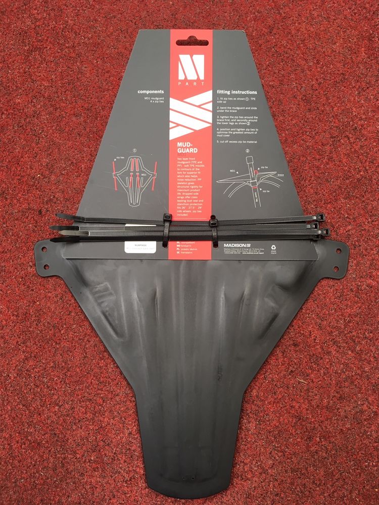 M PART Fork mounted front MTB mudguard £10.99 Accessories