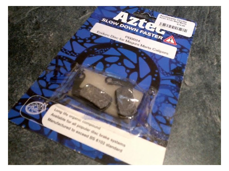 AZTEC Organic disc brake pads for Magura Marta callipers - PBA0024 click to zoom image