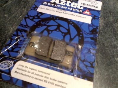 AZTEC Organic disc brake pads for Hope Mono Mini callipers - PBA0028