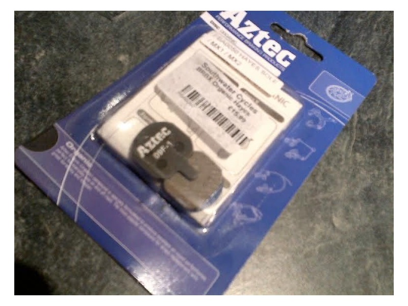 AZTEC Organic disc pads for Hayes Sole callipers click to zoom image