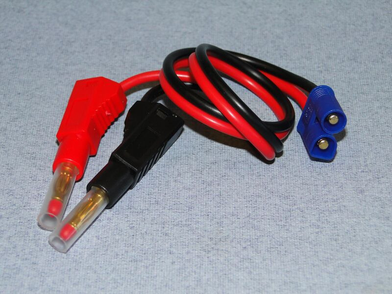 LOGIC RC Charge Lead  4mm to EC3 click to zoom image