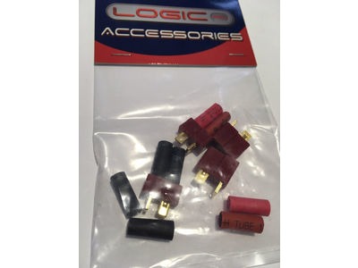 LOGIC RC Deans Connector Set 2prs - O-FS-DNS/02 click to zoom image