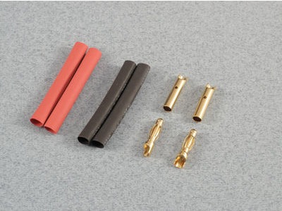 LOGIC RC 4.0mm Gold Connector Set 2prs