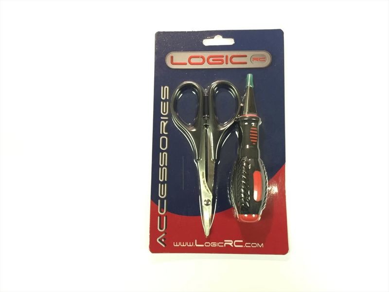 LOGIC RC Body Reamer Conical & Curved Lexan Shears Set click to zoom image