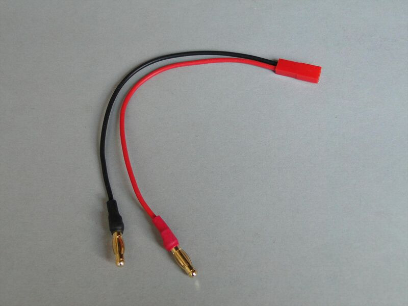 LOGIC RC Charge Lead : 4mm~Female BEC click to zoom image
