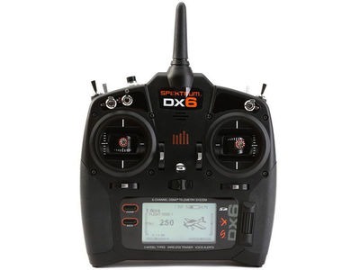 SPEKTRUM DX6 G3 6-CH DSMX Transmitter w/AR6600T RX (Mode 2) Set.