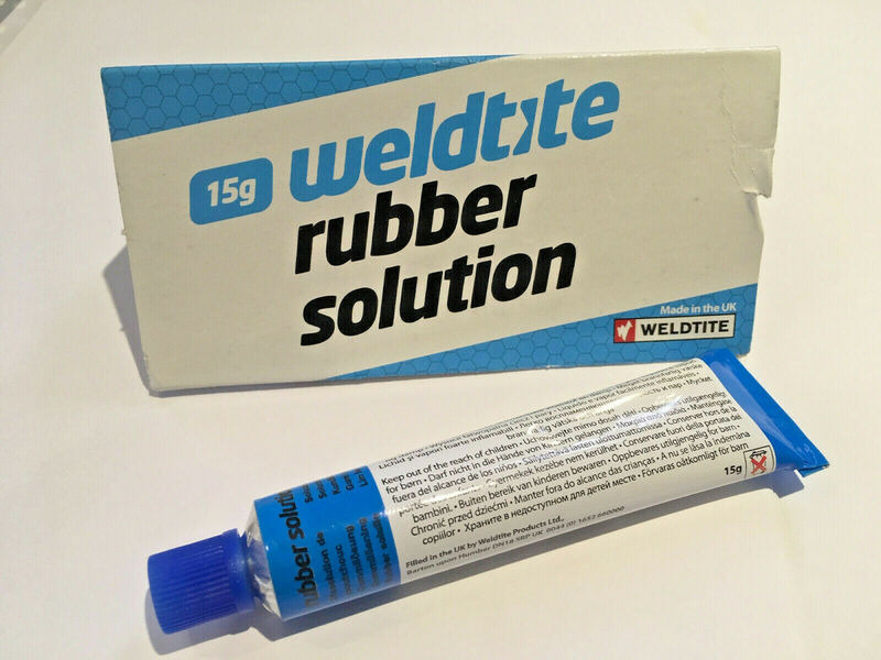 WELDTITE Vulcanizing Rubber solution 15g tube click to zoom image