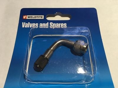 WELDTITE Schrader Valve Extension 90 Degree Bend