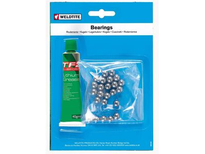 WELDTITE 1/4" Ball Bearings & Grease (24 BALLS)