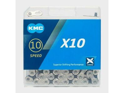 KMC CHAINS X10 10 speed silv/grey chain