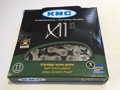 KMC CHAINS X11-93 11 speed silv/grey chain