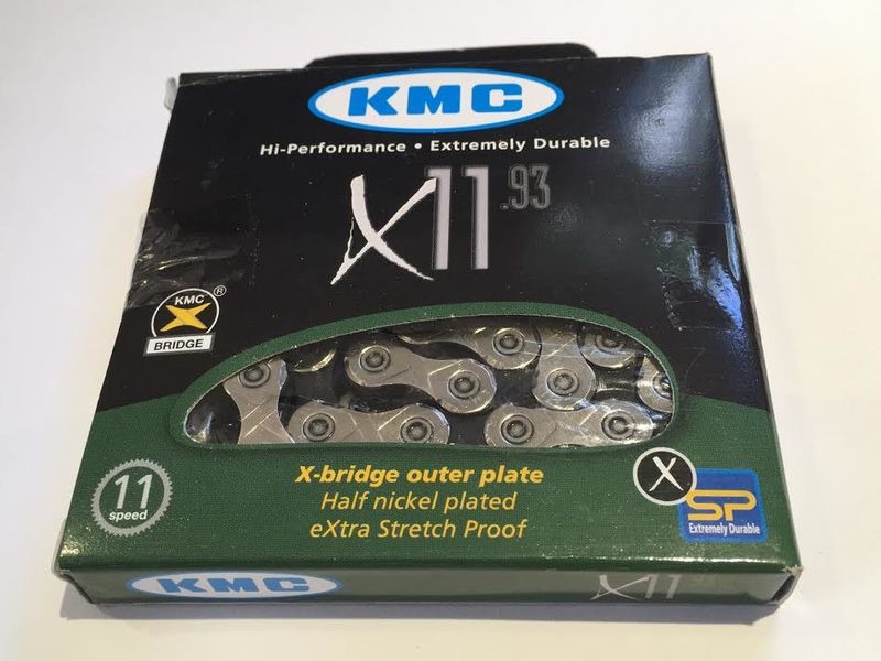 KMC CHAINS X11-93 11 speed silv/grey chain click to zoom image