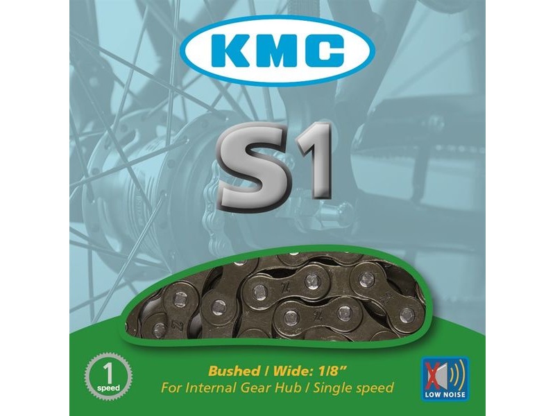 KMC CHAINS S1 Single Speed 1/2" x 1/8" - 112 Links click to zoom image