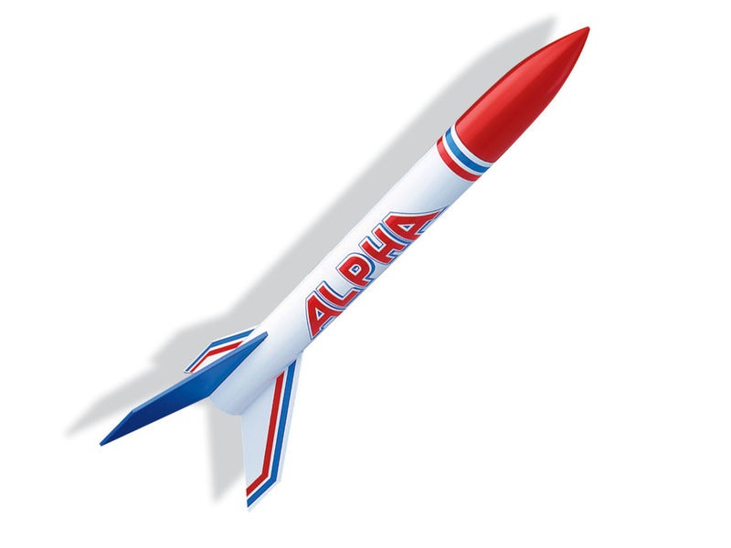 ESTES Alpha Flying Model Rocket Kit (Skill Level 1). click to zoom image