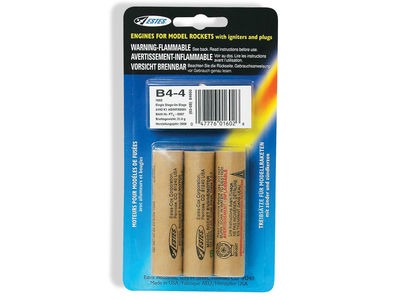 ESTES Rocket motors B4-4 (Pk3)