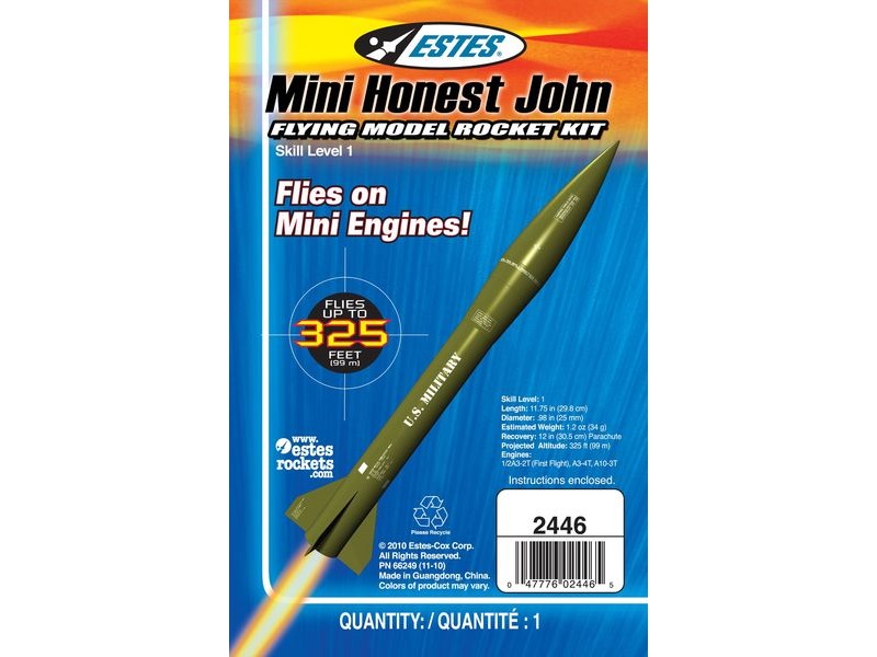 ESTES Mini Honest John - Skill Level 1 click to zoom image